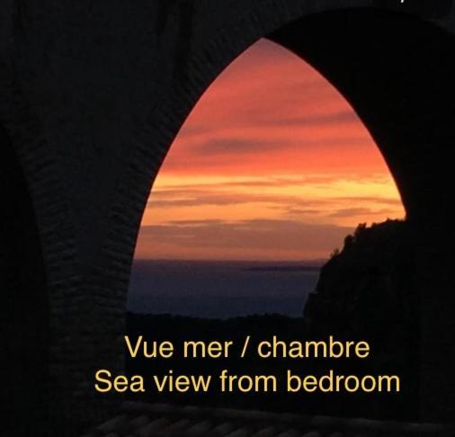 Studio Pied Village Eze - Dans Villa Recente - Parking Gratuit Eksteriør bilde