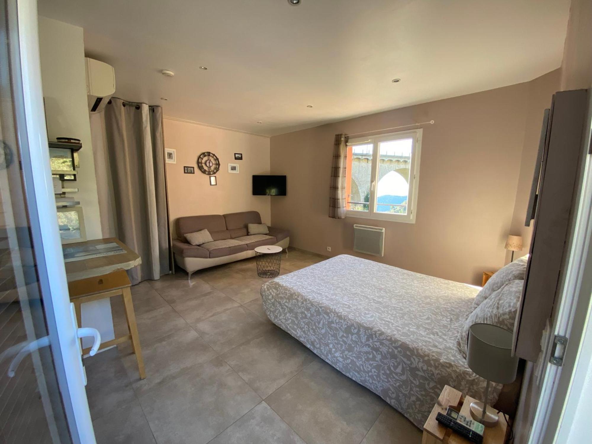 Studio Pied Village Eze - Dans Villa Recente - Parking Gratuit Eksteriør bilde