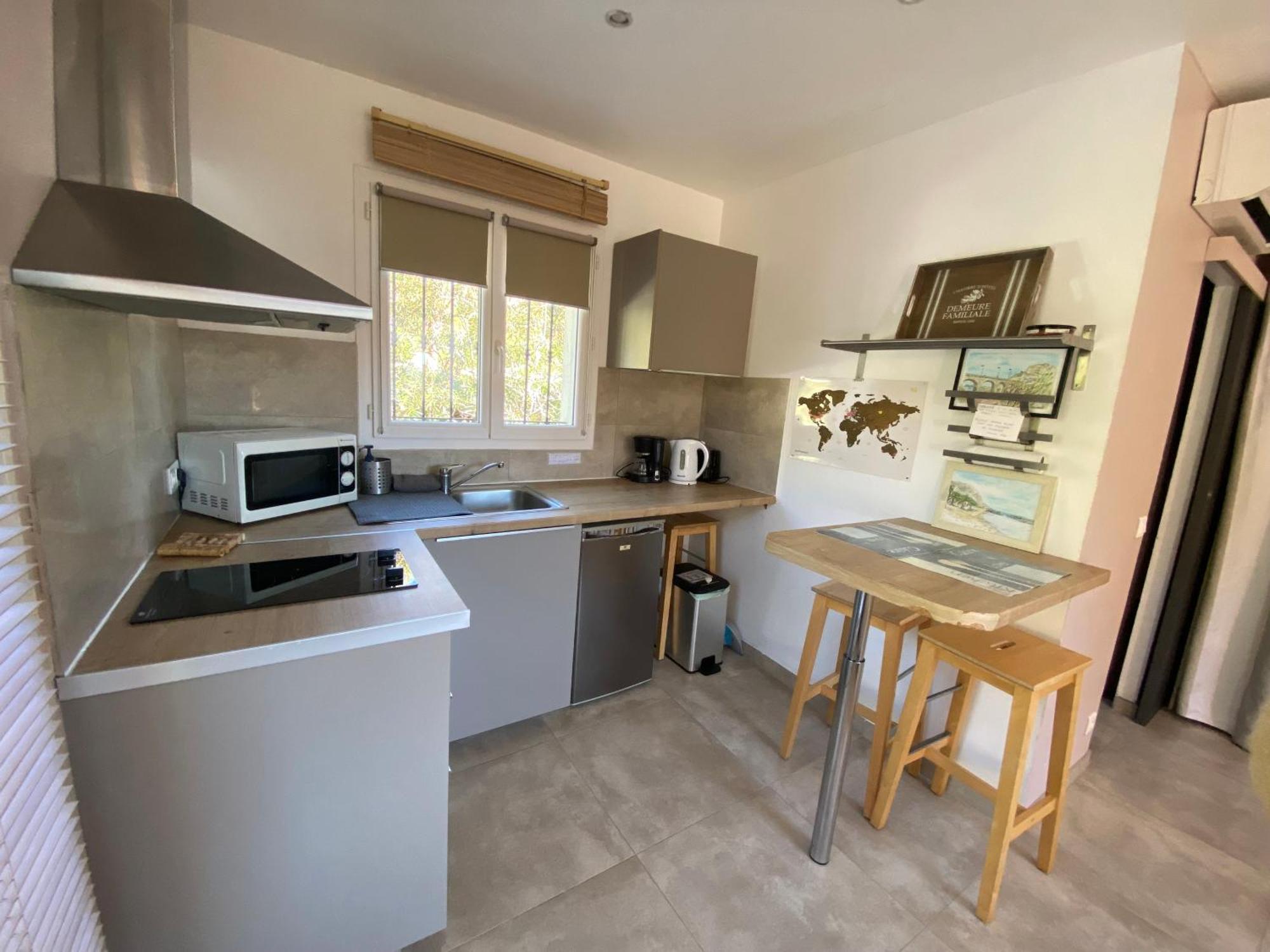 Studio Pied Village Eze - Dans Villa Recente - Parking Gratuit Eksteriør bilde