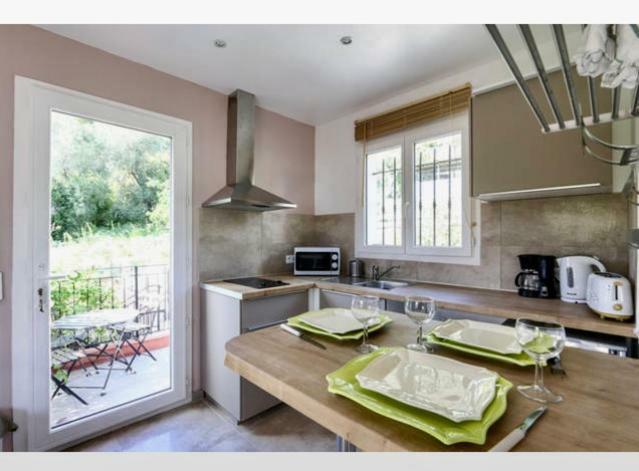 Studio Pied Village Eze - Dans Villa Recente - Parking Gratuit Eksteriør bilde